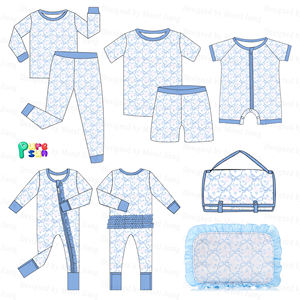 Personalizable vaquero occidental impreso pijamas <span class=keywords><strong>de</strong></span> tela personalizada al por mayor ropa <span class=keywords><strong>de</strong></span> bebé conjuntos <span class=keywords><strong>de</strong></span> ropa <span class=keywords><strong>de</strong></span> niña <span class=keywords><strong>de</strong></span> Puresun - Product Image 3