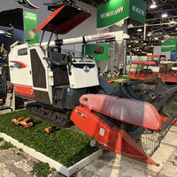 Moissonneuse-batteuse automatique compacte à alimentation complète avec boîte de vitesses, haute productivité, battage propre et faible perte de grain