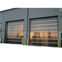 Porte à enroulement industrielle résistante au vent, porte à enroulement automatique pour atelier d'usine