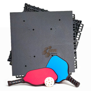 Baldosas deportivas de plástico entrelazadas de alta calidad, solución adaptable sin costuras para canchas de Pickleball de tenis, primero - Product Image 1