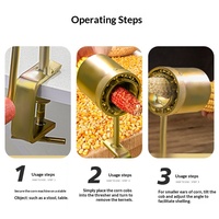 Nouveau modèle d'égreneuse à maïs manuelle à manivelle, outil de décorticage pratique, séparateur de grains de maïs compact pour usage domestique, fabricant