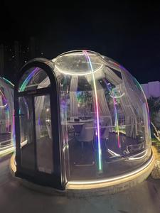 Lusso pieghevole all'aperto glamping cupola camera pulita tenda per eventi camera d'albergo di design gonfiabile bolla gonfiabile capsula piccola casa - Product Image 2