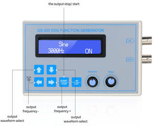 Dd फ़ंक्शन सिग्नल जनरेटर मॉड्यूल dc9v साइन त्रिकोण तरंग आवृत्ति 1hz-65534hz - Product Image 1