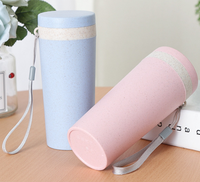 Promotionnel Écologique Publicité Cadeau Tasse Blé Paille Bouteille D'eau Biodégradable