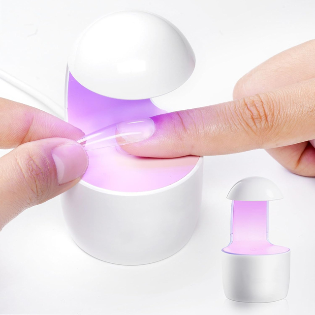 Portable Mini UV LED Nail Lamp with Smart Sensor Fast Curing Dryer for Manicure Starters for Nails