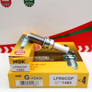 Candela d'Accensione al Platino Originale NGK LFR6CGP/1483 OE 22401-8H514 per <span class=keywords><strong>Alize</strong></span>, Fengxing, Jingyi, Zotye - Product Image 3