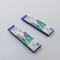Logo personnalisé Câble de chargement pour écouteurs électroniques Câble USB pour chargeur de ligne de données Boîte d'emballage