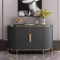 Meuble de salon moderne de luxe avec structure en bois et métal, composants en contreplaqué, bar à domicile, mobilier de maison, design élégant