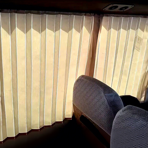 Verdunkelungs- und Sichtschutz-PVC-Seitenfenstervorhänge, maßgefertigt für Wohnmobile, Campingbusse, Reisemobile, moderne Wärmeisolierung, Sonnenschutz, faltbar - Product Image 1