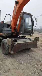 Excavadora de Ruedas Hitachi ZX100 ZX120 ZX130 de 13 Toneladas de Segunda Mano en Buen Estado con Motor, Caja de Cambios, Bomba e Inspección en Video - Product Image 6