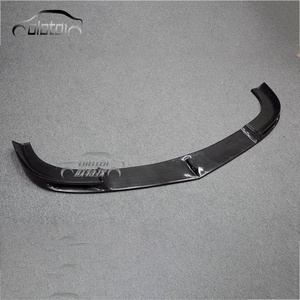 Alerón Inferior de Fibra de Carbono Estilo V, Divisor de Parachoques Delantero para Mercedes Benz W204 C63, Kit de Carrocería - Product Image 2