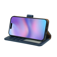 Étui portefeuille en cuir RFID recommandé pour iPhone 18 17 Pro Max 16 15 Plus 16e 17 Air – Idéal pour les festivals et les vacances