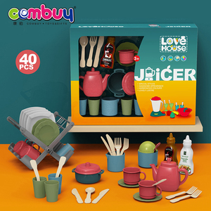 Fai finta di giocare carrello <span class=keywords><strong>da</strong></span> pranzo carrello pomeriggio <span class=keywords><strong>giocattolo</strong></span> per bambini <span class=keywords><strong>set</strong></span> <span class=keywords><strong>da</strong></span> tè - Product Image 5