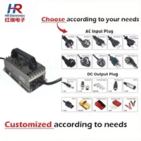 Chargeur de batterie embarqué Hogrui 60V12A Nmc Li-ion Lifepo4 avec prise AU pour voitures électriques, chariots élévateurs, vélos électriques