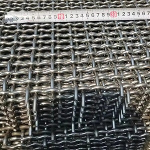 Filtres industriels en maille tissée en acier inoxydable de qualité alimentaire à mailles carrées ondulées pour le découpage et le tamisage, maille personnalisée - Product Image 3
