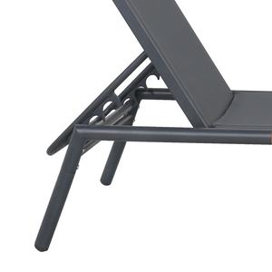 Tumbonas de Lujo de Aluminio y Madera de Teca, Paquete Pequeño, Modernas, Metálicas, para Villa, Hotel, Jardín, Playa, Piscina - Product Image 6