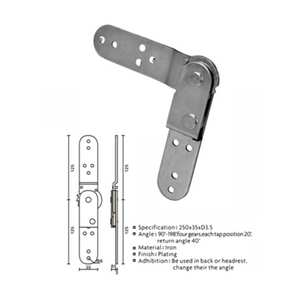 Мебельная фурнитура белый оцинкованная 90 градусов петли - Product Image 6