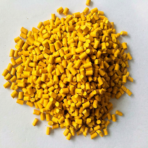 Golden <b>Masterbatch</b> UV Stabilizer Yellow <b>Plastic</b> Resin EVOPLAS VIETNAM Food Grade Pellets - Product Image 1