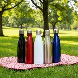 Stainless Steel Vacuum Insulated Water Bottle 500ml <b>Double</b> <b>Wall</b> BPA Free for Portable Outdoor Travel Gym Sport 6-12 Hours - Product Image 2