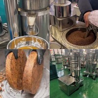 Presse à froid commerciale pour l'extraction d'huile de graines de citrouille, de ricin et d'avocat avec système de filtration