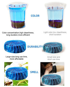 Chất Lượng Cao Khử Mùi Màu Xanh Rắn Bong Bóng Khối Nhà Vệ Sinh Bát Sạch Nhà Vệ Sinh Sạch Hơn Khối - Product Image 4