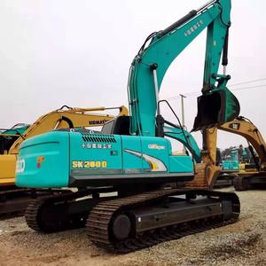 ใช้ที่มีคุณภาพสูง Kobelco SK260 SK55SR SK35SR SK260 SK250 SK200รถขุดตีนตะขาบเพื่อขาย - Product Image 6