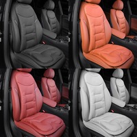 Nouvelles housses de siège auto en cuir Napa, coussins de siège arrière respirants et résistants aux taches, accessoires intérieurs automobiles
