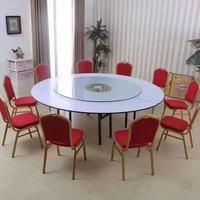 Chaises de banquet empilables en métal pour l'extérieur, pour hôtels et restaurants, vente en gros