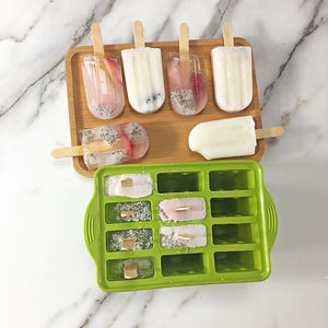 แม่พิมพ์ไอศกรีมซิลิโคนแบบใหม่สำหรับฤดูร้อน พร้อมไม้เสียบ แม่พิมพ์ไอศกรีมซิลิโคนขนาดเล็กแบบกำหนดเองได้ - Product Image 4