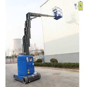 Andamio eléctrico de 3M, 5M, 6M, 8M, elevador de andamio móvil plegable automático, plataforma de elevación de cuerda de alambre de acero para construcción de Hotel - Product Image 5