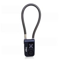 Antivol intelligent pour vélo avec alarme, télécommande Bluetooth, câble de verrouillage pour vélo et trottinette