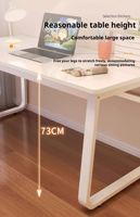 Bureau d'angle multifonctionnel blanc à double usage, table d'ordinateur pour chambre d'étudiant