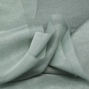 Tissu Organza Coloré Uni Effet Étoilé Froissé pour Robe de Soirée <span class=keywords><strong>et</strong></span> Rideau de Fond - Product Image 5