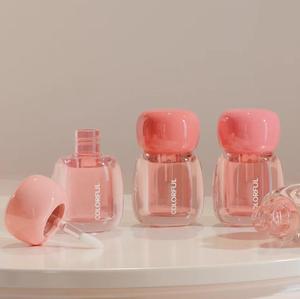 Tuýp son bóng trong suốt hình tam giác độc đáo Jinze, dung tích 4.9ml, có in logo, bao bì tuýp son bóng - Product Image 1