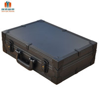 Fabricant chinois OEM/ODM, valise de rangement pour armes en alliage d'aluminium personnalisée, antichoc, anti-poussière, mousse EVA, serrure à clé métallique personnalisée