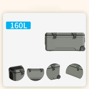 Cooler de Trolley para Exterior, Cooler de Camping com Múltiplas Opções de Cores e Vários Coolers Ultra-grandes para Bebidas Quentes e Frias - Product Image 4