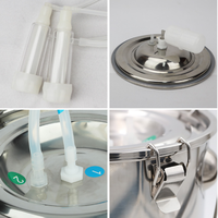 10L impulsion électrique ajuster la vitesse arrêt automatique Machine à traire de chèvre équipement agricole de moutons Machines à traire de chèvre portables en Stock