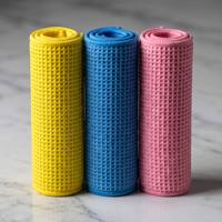 Toalla de Microfibra con Patrón de Panal de Abeja, Tejido Waffle, Estructura de Rejilla, Súper Absorbente, Toalla Profesional para Lavado de Autos