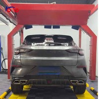 Machine de lavage de voiture commerciale entièrement automatique, électrique, en acier, sans contact, avec séchage