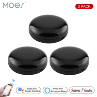 Télécommande universelle Moes Tuya WiFi RF IR Blaster Télécommande sans fil RF 433/315MHz