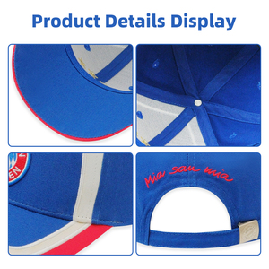 Casquette <span class=keywords><strong>de</strong></span> baseball tendance et confortable à taille ajustable, vente en gros à prix avantageux, avec broderie 3D, tissu respirant, logo personnalisé - Product Image 2