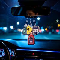 Diffuseur d'air de voiture multifonctionnel avec logo personnalisé, évaporation naturelle, design portable, divers parfums - Accessoire auto pas cher