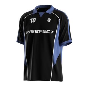 Camiseta de Fútbol Innovadora con Cuello Alto, Paneles de Malla Transpirable, Tejido de Secado Rápido y Ajuste Flexible para Partidos Intensos - Product Image 1