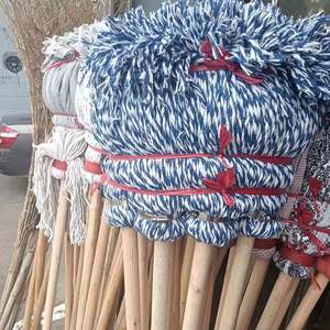 Poteau en <span class=keywords><strong>bois</strong></span> <span class=keywords><strong>coton</strong></span> ligne ménage à l'ancienne dépoussiérage vadrouille usine propriété Absorption d'eau ordinaire grande vadrouille en <span class=keywords><strong>coton</strong></span> Fl - Product Image 5