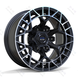 Rcsr ขอบล้อ4x4ออฟโรดขายดี18 20 22 <span class=keywords><strong>24</strong></span> 26นิ้วสีดำเงา PCD 5*127 6*135 6*139.7 <span class=keywords><strong>8</strong></span>*165.1ออฟเซ็ต<span class=keywords><strong>24</strong></span> -44 -54โครเมี่ยมอัลลอย - Product Image 3