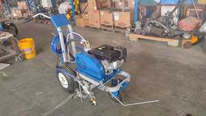 Macchina Traccialinee Stradale a Spinta Manuale Senza Aria per Pavimentazione Monocomponente o Bicomponente, Macchina per Marcatura a Spruzzo a Freddo - Product Image 3