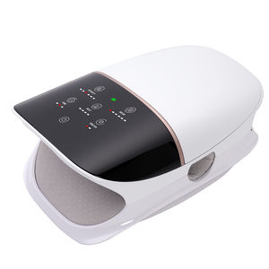 Fábrica al por mayor personalizable portátil 6 modos terapia eléctrica acupresión dedo mano masajeador 6 modos de calefacción alto masaje - Product Image 2