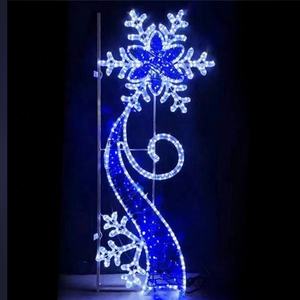 Tùy chỉnh 5 chân <span class=keywords><strong>6</strong></span> Chân 7 chân cực gắn 2D kỳ nghỉ dây đèn thương mại giáng sinh trang trí đường phố - Product Image 3