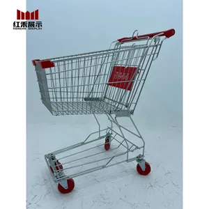 Hong Ele Asian Supermercado Trolley Store Mão Push Basket Cart Shopping Cart