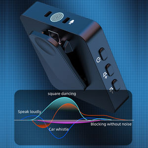 Microphone cravate sans fil SX8 à condensateur, réduction de bruit, batterie de 16 heures, portable, léger, enregistrement audio et vidéo pour - Product Image 5